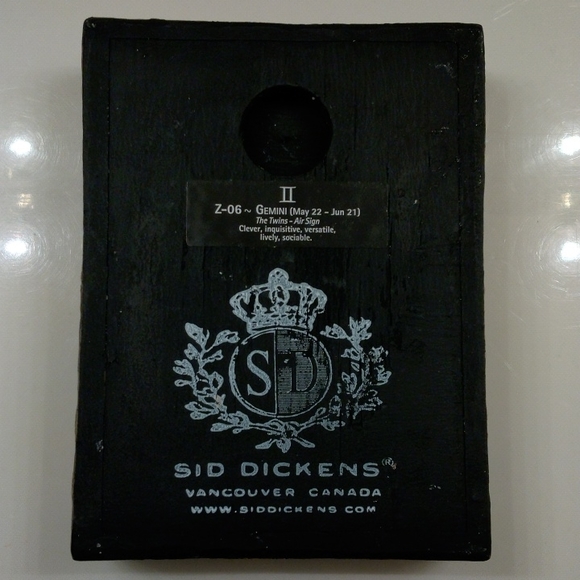 Sid Dickens Z-06 "Gemini" Memory Block Zodiac wall tile *Rare & Retired* - Picture 2 of 2